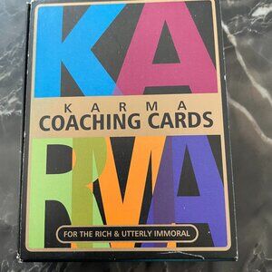 Set of Karma Coaching Cards (Game / gift / humour)